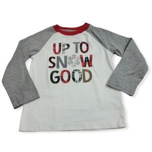 Holiday Time Up to Snow Good shirt 4T